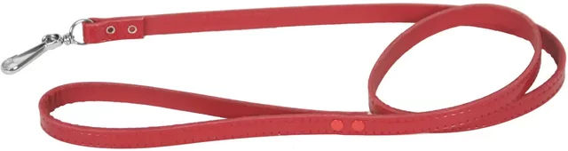 Produktbild von Hundeleine Simplex aus Rindsleder von Martin Sellier in Rot Größe M