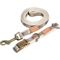Produktbild von Hundeleine Zolux Imao Taiga aus Baumwolle und Polyester in Braun und Beige 1,20–1,50 m - 122 cm