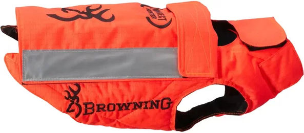 Produktbild von Hundemantel Browning Hunter aus Cordura in Orange für erwachsene Hunde