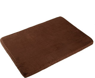 Produktbild von Hundematratze Wellness in Wildleder-Optik mit Memory Foam Braun L 120 x B 90 x H 6 cm