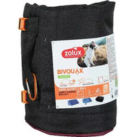Produktbild von Hundematte Zolux Bivouak mit Daunen in Rot und Schwarz