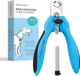 Hundepflege24 Krallenschere Set aus Edelstahl für Hunde und Katzen inklusive Nagelfeile – Bild 1 von 4