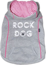 Hundepullover mit Rock von Martin Sellier für ganzjährige Nutzung in Rosa oder Grau – Bild 1 von 1