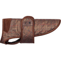 Produktbild von Hündermantel Baleno Bobby aus bedrucktem Tweed in Braun wasserabweisend Größe L
