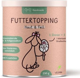 Hunderunde Futtertopping Haut & Fell Pulver für Hunde vegan 250 g - 250 g – Bild 1 von 10