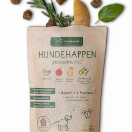 Hunderunde Hundesnack Morgenmuffel Vegan Hypoallergen und Getreidefrei 3x 125g - 375 g – Bild 1 von 8