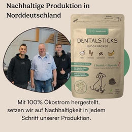 Hunderunde Nussknacker Dental Sticks Zahnpflege-Snack für Hunde ohne tierisches Protein 1,08 kg - 1080 g – Bild 1 von 7