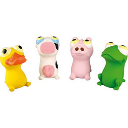 Hundespielzeug Flamingo aus Latex in Gelb 6 x 7,5 x 11 cm - 1 Stk. – Bild 1 von 2