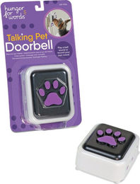 Hunger for Words Talking Pet Doorbell Lila aus Kunststoff 10,2 x 19,1 x 4,1 cm – Bild 1 von 4