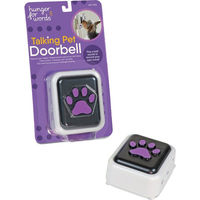 Produktbild von Hunger for Words Talking Pet Doorbell Lila aus Kunststoff 10,2 x 19,1 x 4,1 cm
