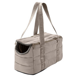 Hunter 2-in-1 Hunde-Tragetasche und Decke Seoul Beige Plüsch Größe S für kleine Rassen und Welpen – Bild 1 von 13
