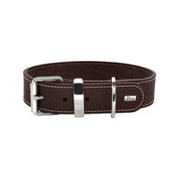Produktbild von Hunter Aalborg Special Hundehalsband aus Leder Braun 60 cm M-L - 60 cm