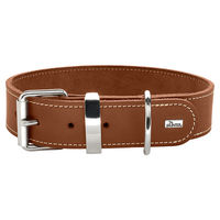 Produktbild von Hunter Aalborg Special Hundehalsband aus Leder Cognac Größe M 55 cm - 1 Stk.