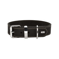 Produktbild von Hunter Aalborg Special Hundehalsband aus Leder Schwarz Größe M 55 cm