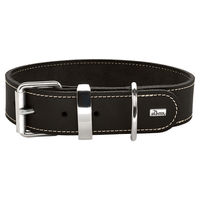 Produktbild von Hunter Aalborg Special Hundehalsband aus Leder Schwarz Größe S-M - 50 cm