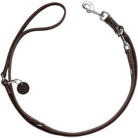 Produktbild von Hunter Aalborg Verstellbare Hundeführleine aus Leder Dunkelbraun 10/200 cm