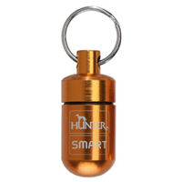 Produktbild von Hunter Adresshülse M Orange Aluminium waterproof mit Adresskärtchen