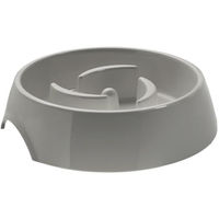 Produktbild von Hunter Atlanta Anti-Schlingnapf für Hunde und Katzen aus Melamin Grau M - 900 ml