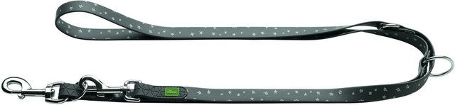 Produktbild von Hunter Auswechselbare Hundeleine Convenience Reflect Stars Grau 200cm x 2cm - 200 cm