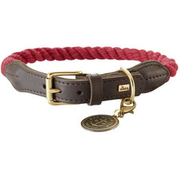 Hunter Bordeaux Hundehalsband aus Leder 38-46cm – Bild 1 von 8