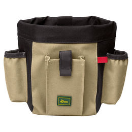 Hunter Bugrino Profi Gürteltasche Futterbeutel für Hundetraining aus Nylon schwarz/beige 22 x 18,5 cm – Bild 1 von 8