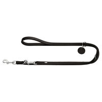 Produktbild von Hunter Comfort Verstellbare Hundeführleine aus Leder Schwarz M-L - 200 cm