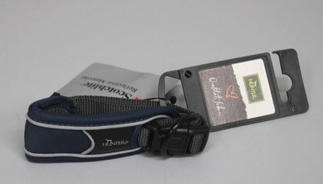 Hunter Divo Hundehalsband aus Nylon Blau Grau Größe S – Bild 1 von 2