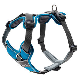 Hunter Divo Sportgeschirr für Hunde aus Nylon in Blau/Grau Größe XL – Bild 1 von 7