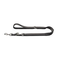Produktbild von Hunter Divo Verstellbare Hundeführleine aus Nylon mit Mesh-Polsterung Grau 15mm/300cm - 300 cm