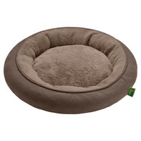 Produktbild von Hunter Donut Hundekissen Rockford braun Plüsch Größe L