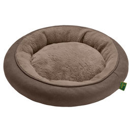 Hunter Donut Hundekissen Rockford braun Plüsch Größe S – Bild 1 von 2