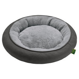 Hunter Donut Hundekissen Rockford Plüsch Grau Größe S – Bild 1 von 2