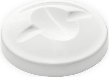 Produktbild von Hunter Dosendeckel aus Melamin Größe L in Gelb und Weiß