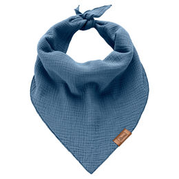 Produktbild von Hunter Dreieckstuch Nola Blau aus Baumwolle Größe L - 1 Stk.