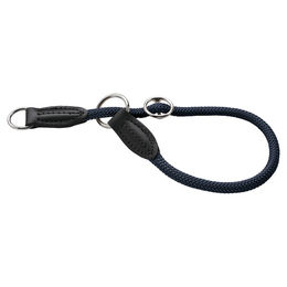 Hunter Dressurhalsband Eiby Freestyle Blau aus Tau Größe XS-S - 1 Stk. – Bild 1 von 5