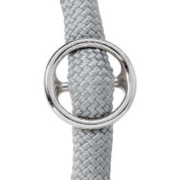 Hunter Dressurhalsband Eiby Freestyle Grau Größe L aus Tau – Bild 1 von 3