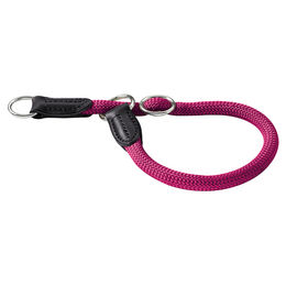 Hunter Dressurhalsband Freestyle aus Nylon in Himbeerrot Größe M-L – Bild 1 von 5