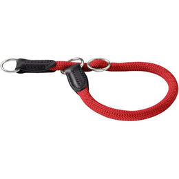 Hunter Dressurhalsband Freestyle rot XL 60 cm aus Nylon wasserabweisend - 60 cm – Bild 1 von 3