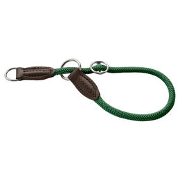 Produktbild von Hunter Dressurhalsband Freestyle Tau Erziehungshalsband dunkelgrün Größe M - 1 Stk.