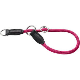 Hunter Dressurhalsband Freestyle Tau Erziehungshalsband Rot Rosa Größe S - 35 cm – Bild 1 von 5