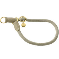 Produktbild von Hunter Dressurhalsband Malibu Erziehungshalsband aus Nylon Grün Beige Größe L