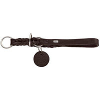 Produktbild von Hunter Dressurhalsband Solid Education aus Leder Braun Größe L