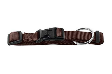 Hunter Ecco Sport Vario Plus Hundehalsband aus Nylon wasserabweisend Braun M – Bild 1 von 2