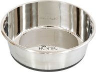 Hunter Edelstahl-Futternapf XXL Silber mit rutschfestem Silikonrand - 2700 ml – Bild 1 von 4