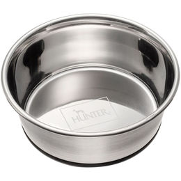Hunter Edelstahlnapf für Hunde XS 190 ml mit rutschfestem Silikonrand - 190 ml – Bild 1 von 12
