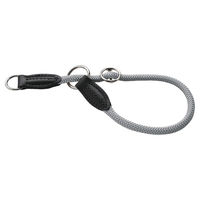 Produktbild von Hunter Eiby Freestyle Dressurhalsband für Hunde Grau aus Tau Material Größe XS-S