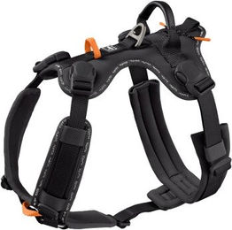 Hunter ErgoMove Pro Hundegeschirr ergonomisch schwarz M-L mit Aluminium – Bild 1 von 3