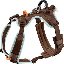 Hunter ErgoMove Pro Y-Geschirr ergonomisch braun XS-S mit Aluminium-Elementen – Bild 1 von 3