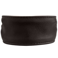Produktbild von Hunter Ergonomisches Hundehalsband Arvika aus Leder Schwarz/Braun Größe 45