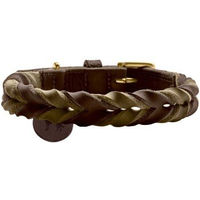 Produktbild von Hunter Erziehungshalsband Solid Education Duo aus Leder Braun S-M 50 cm